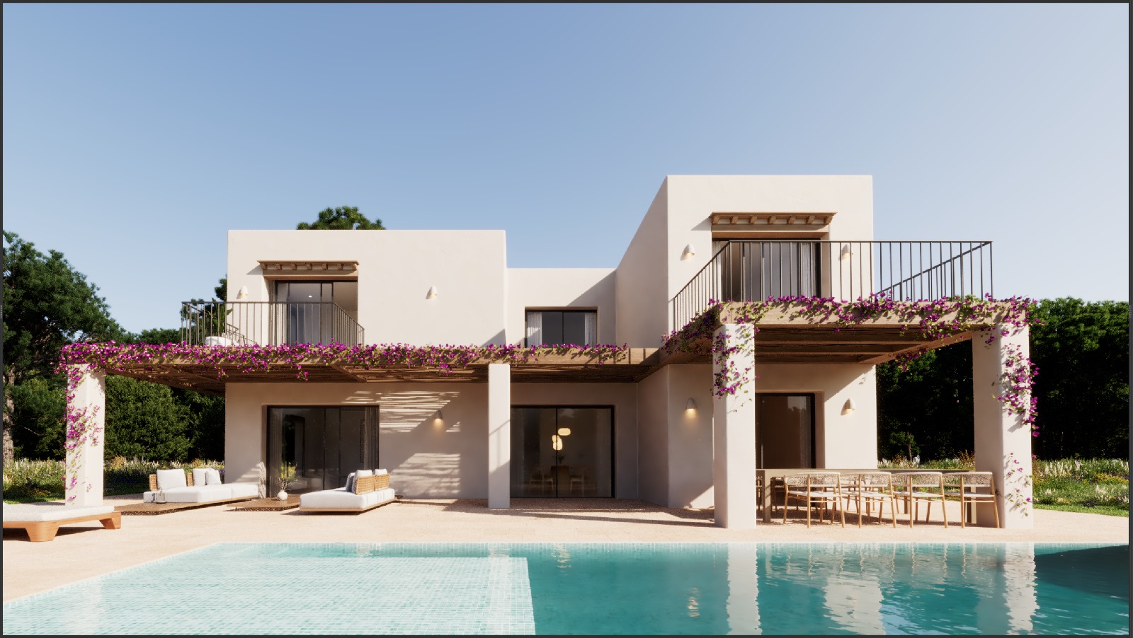 5506 - Ibiza style villa for sale in Jávea, Villa Cecilia