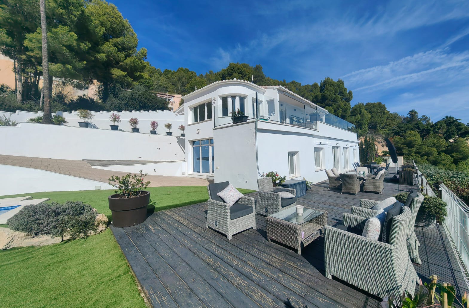 Volledig gerenoveerde luxe villa met zeezicht in Calpe, Villa Abby