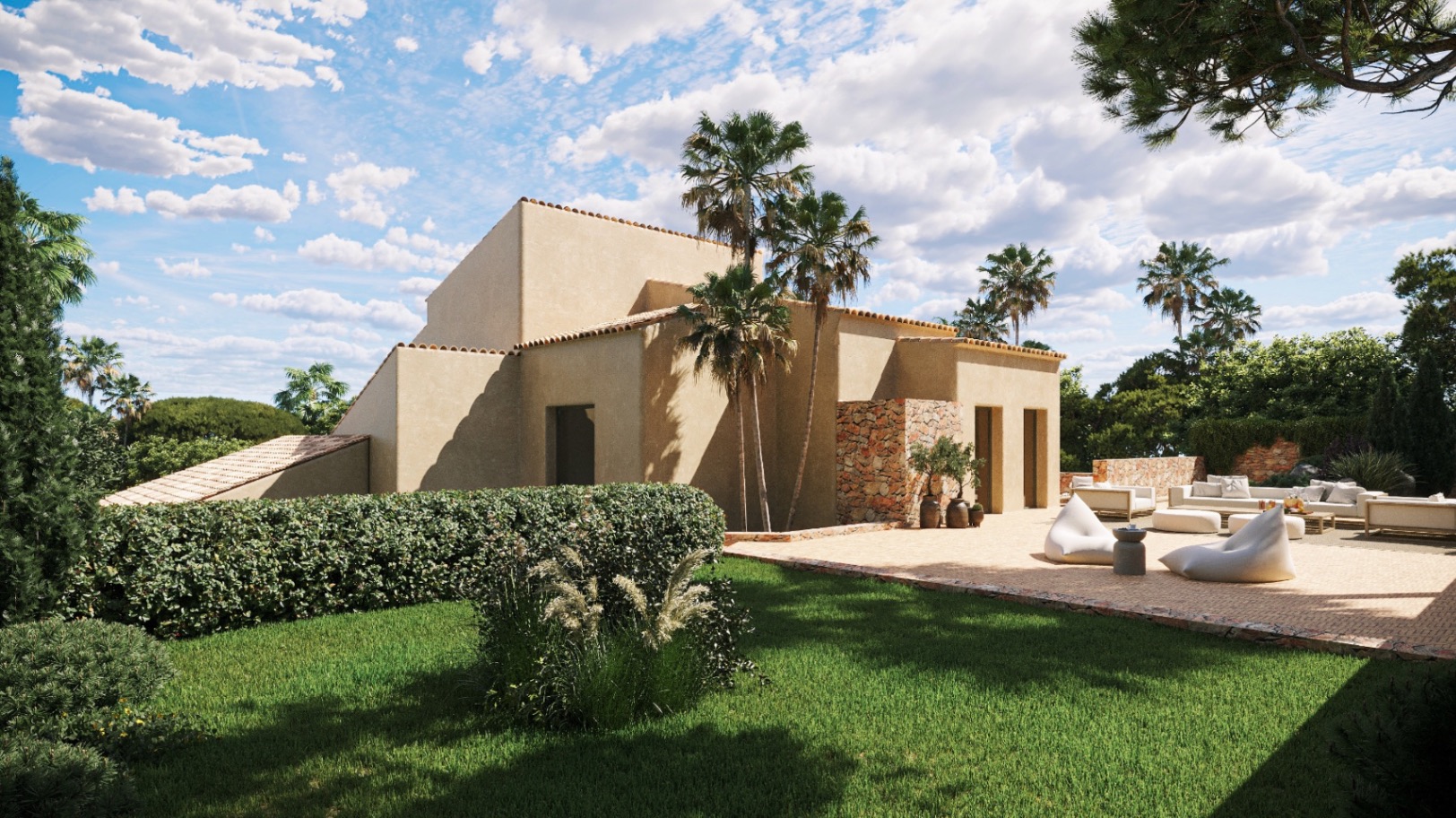 Villa in Ibiza style with views of the Montgó, Villa Macy