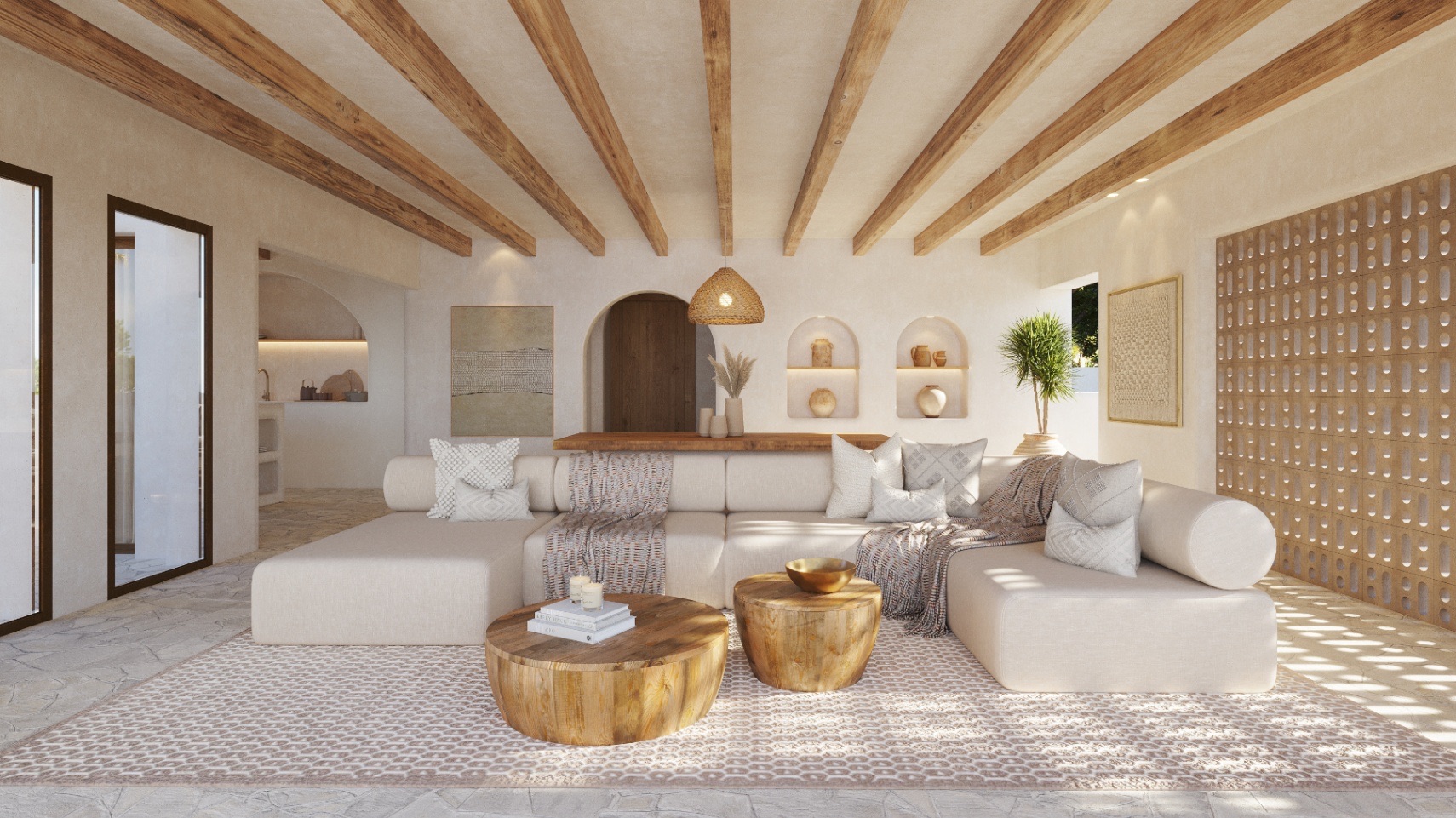 Villa in Ibiza style with views of the Montgó, Villa Macy