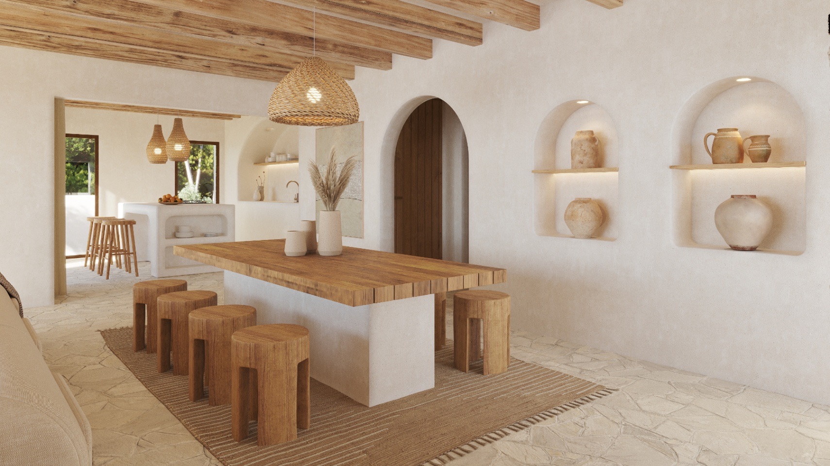 Villa in Ibiza style with views of the Montgó, Villa Macy
