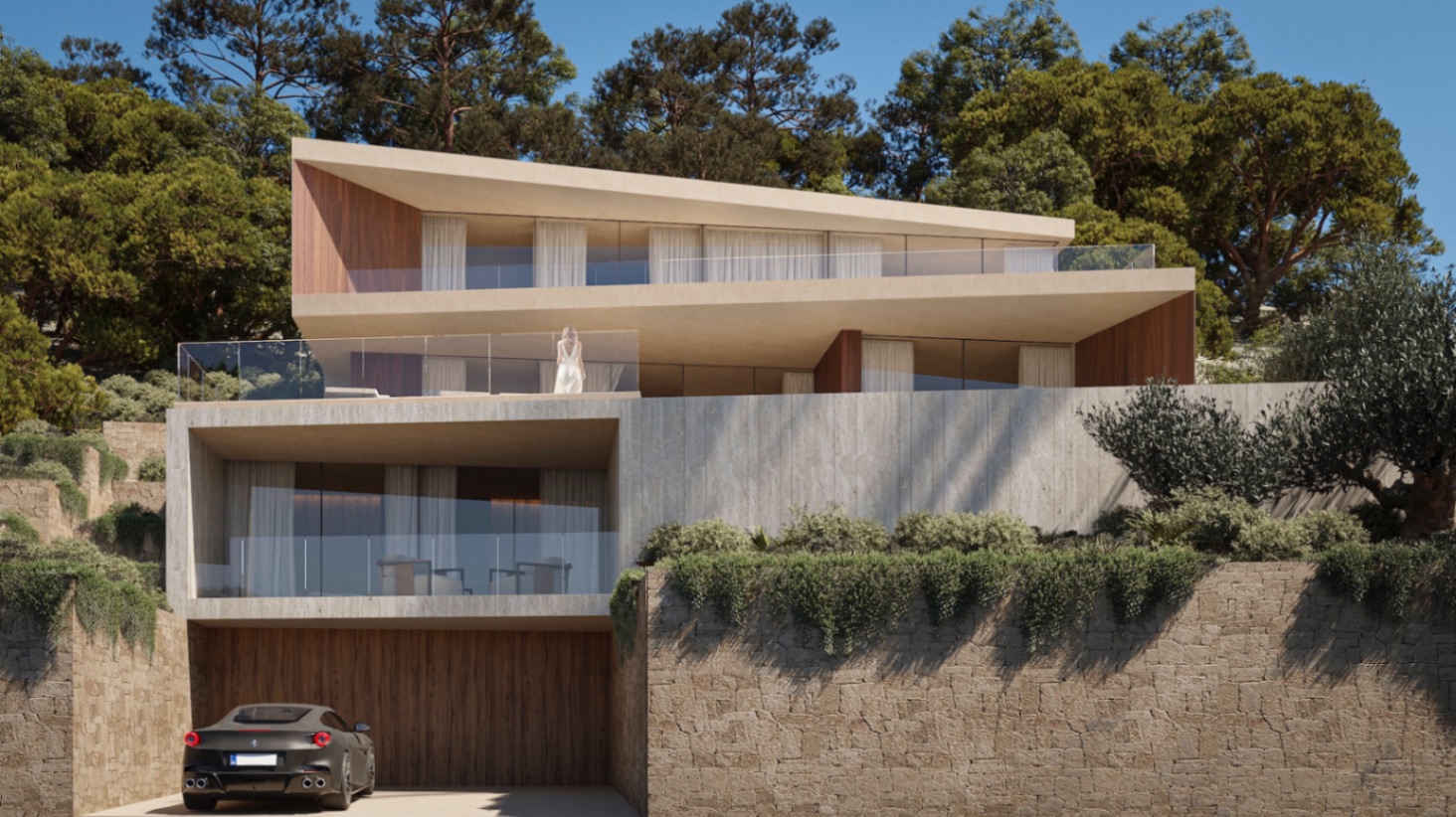 5270 - Contemporary villa project in Montemar, Villa Paige.