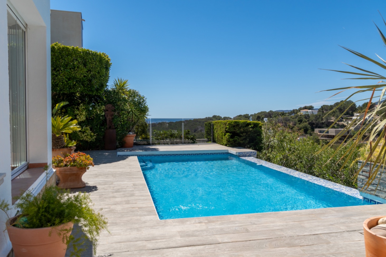 Mediterrane villa met zeezicht gastenstudio in Benissa, Villa Enola