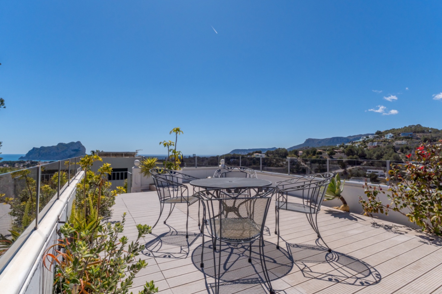 Mediterrane villa met zeezicht gastenstudio in Benissa, Villa Enola