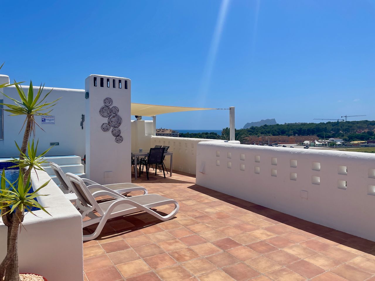 Gerenoveerd luxe duplex penthouse met privézwembad in Club Moraira, Ático Noomi