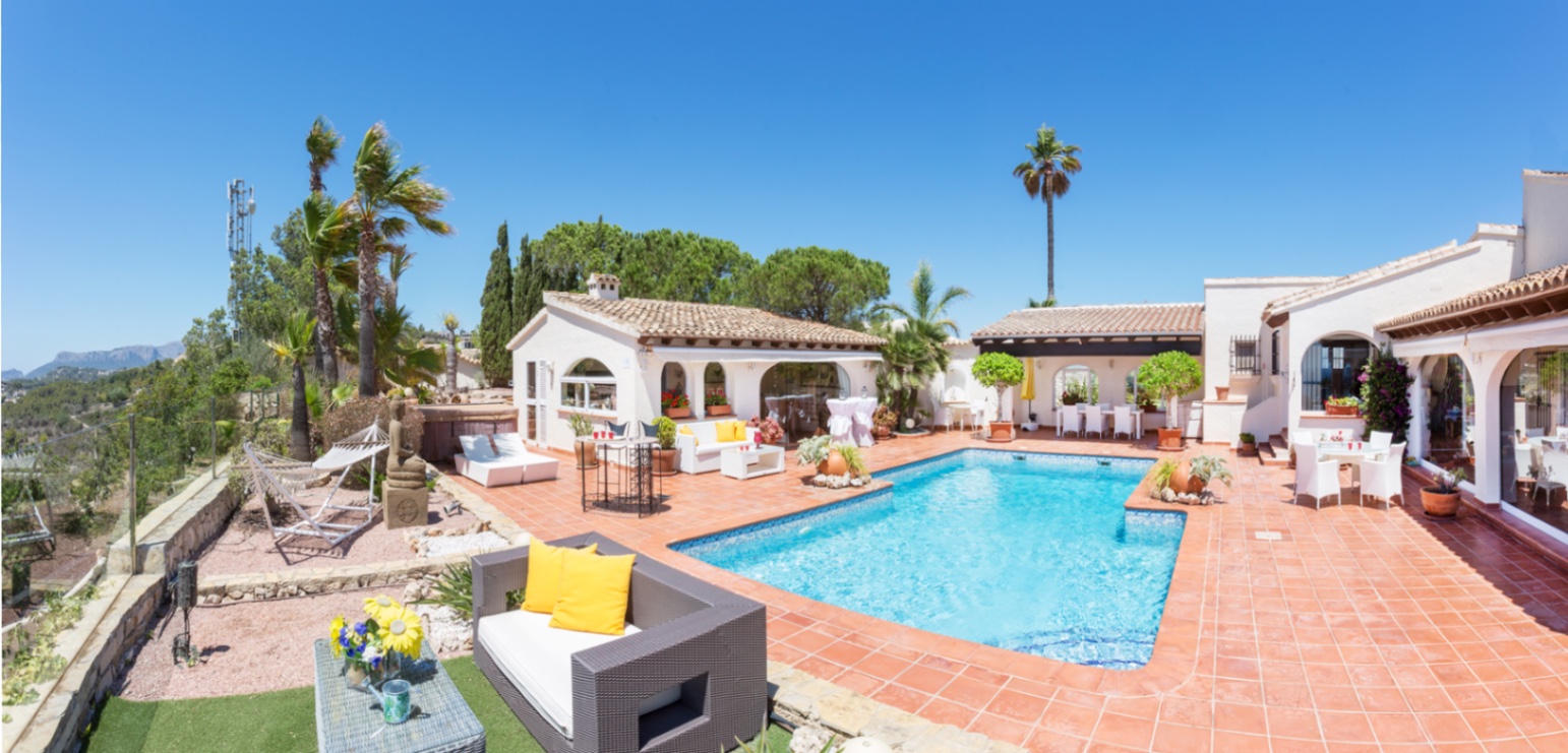 Prachtige Mediterrane villa met adembenemend zicht in Moraira, Villa Minnie