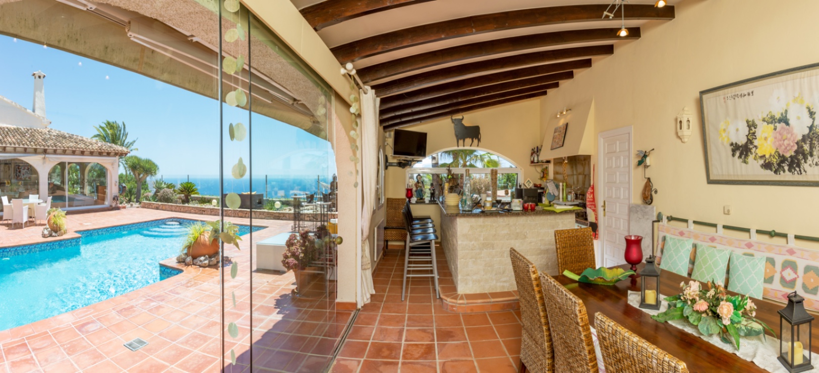 Prachtige Mediterrane villa met adembenemend zicht in Moraira, Villa Minnie