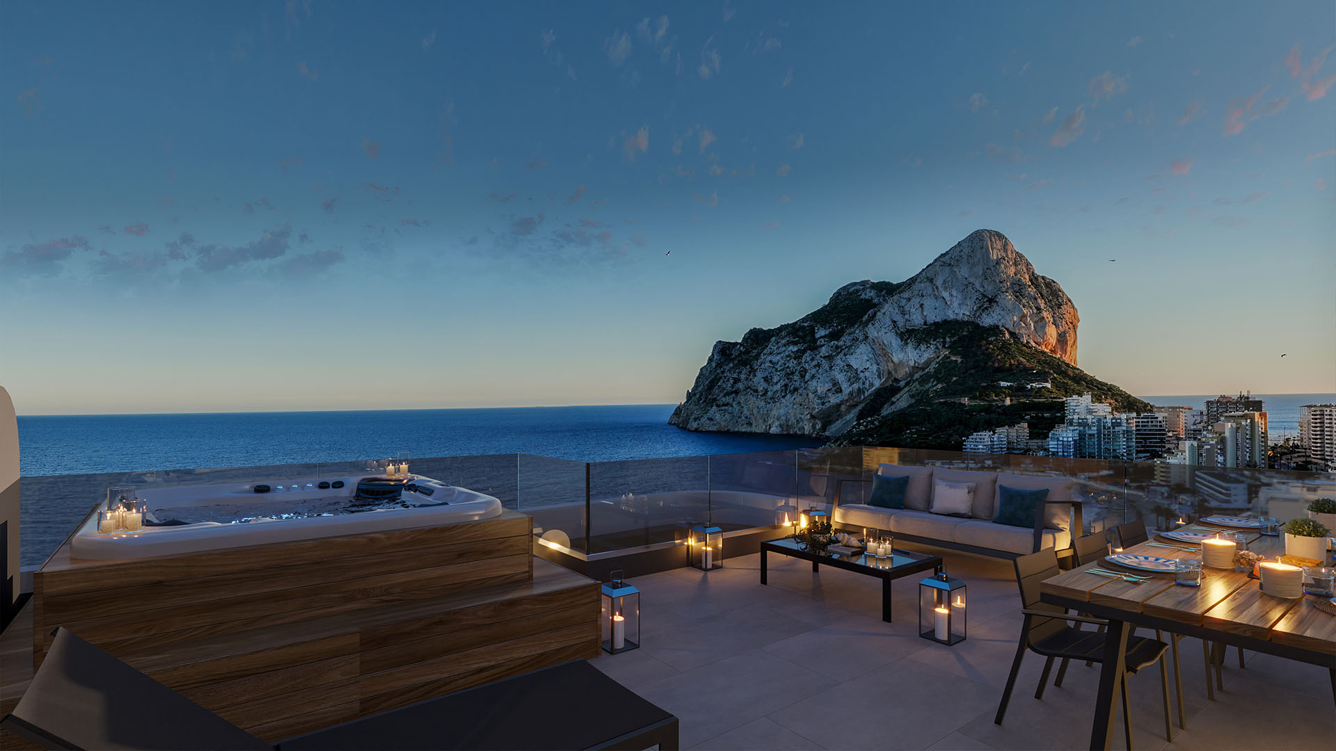 Eerstelijns appartementen te koop in Calpe, Apartamentos Brisa