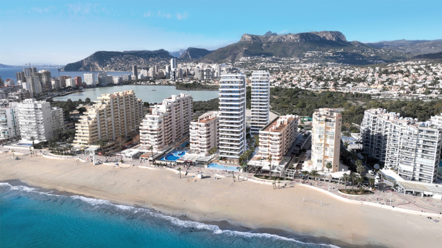 Eerstelijns appartementen te koop in Calpe, Apartamentos Brisa
