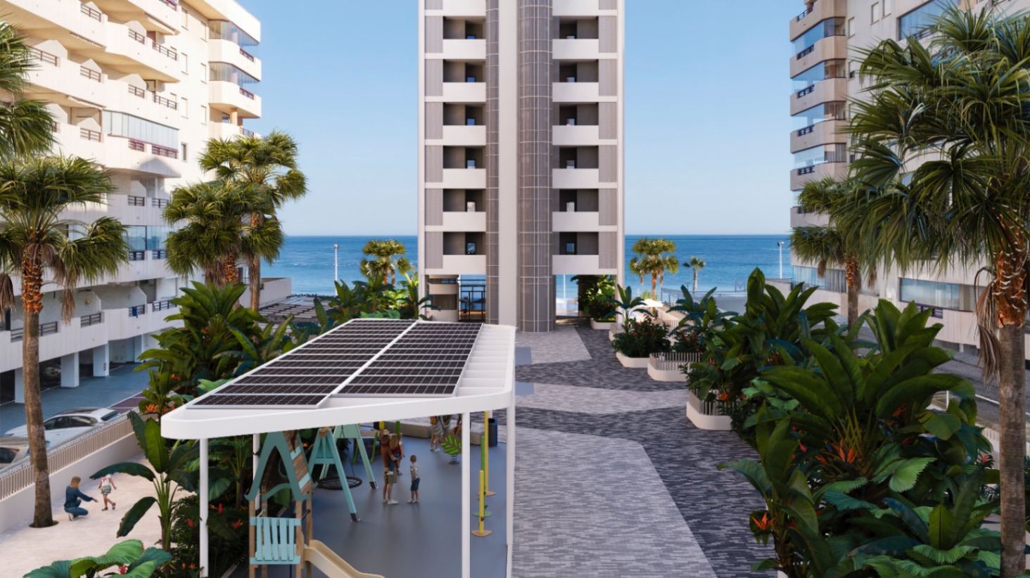 Eerstelijns appartementen te koop in Calpe, Apartamentos Brisa