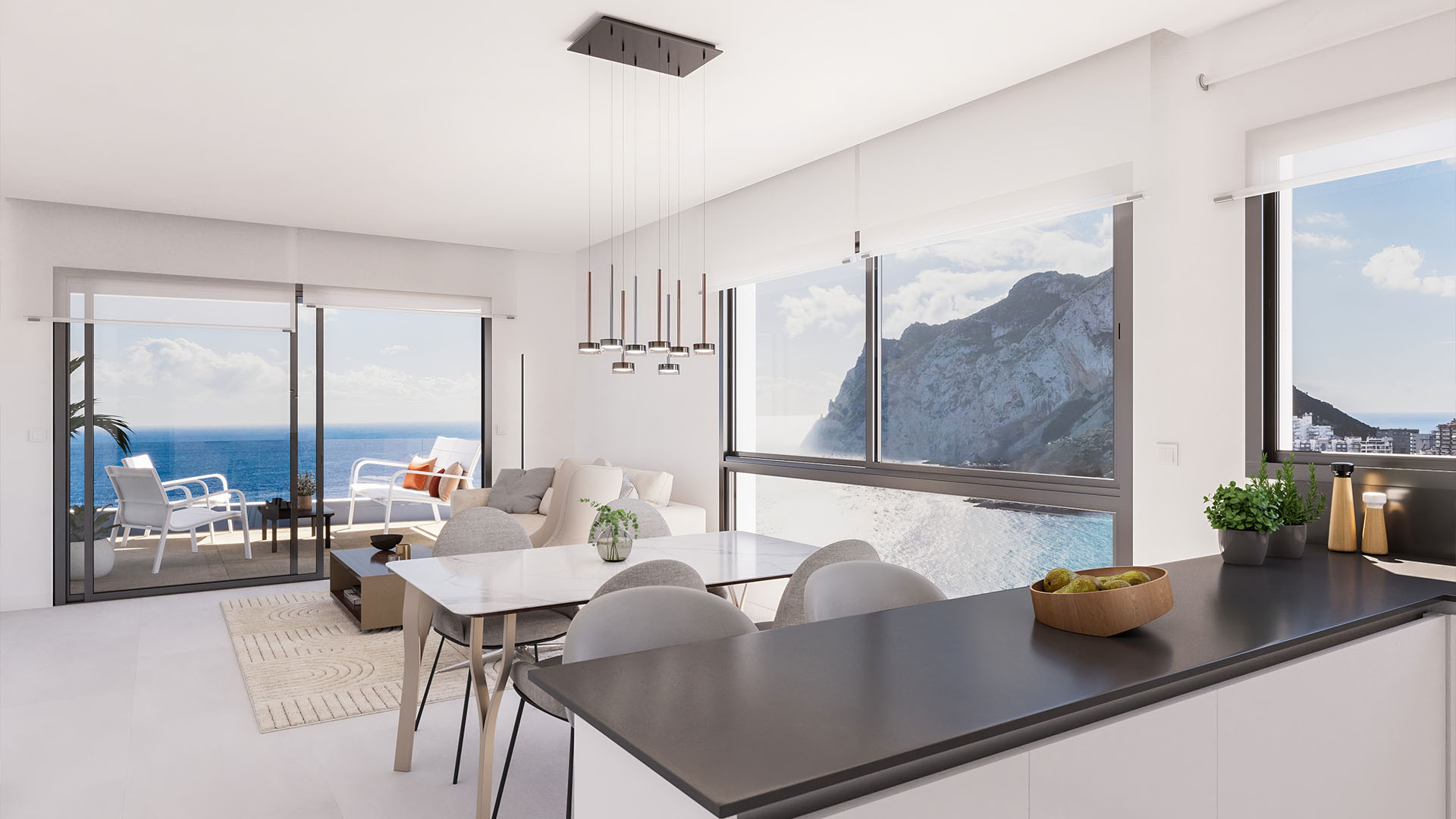 Eerstelijns appartementen te koop in Calpe, Apartamentos Brisa