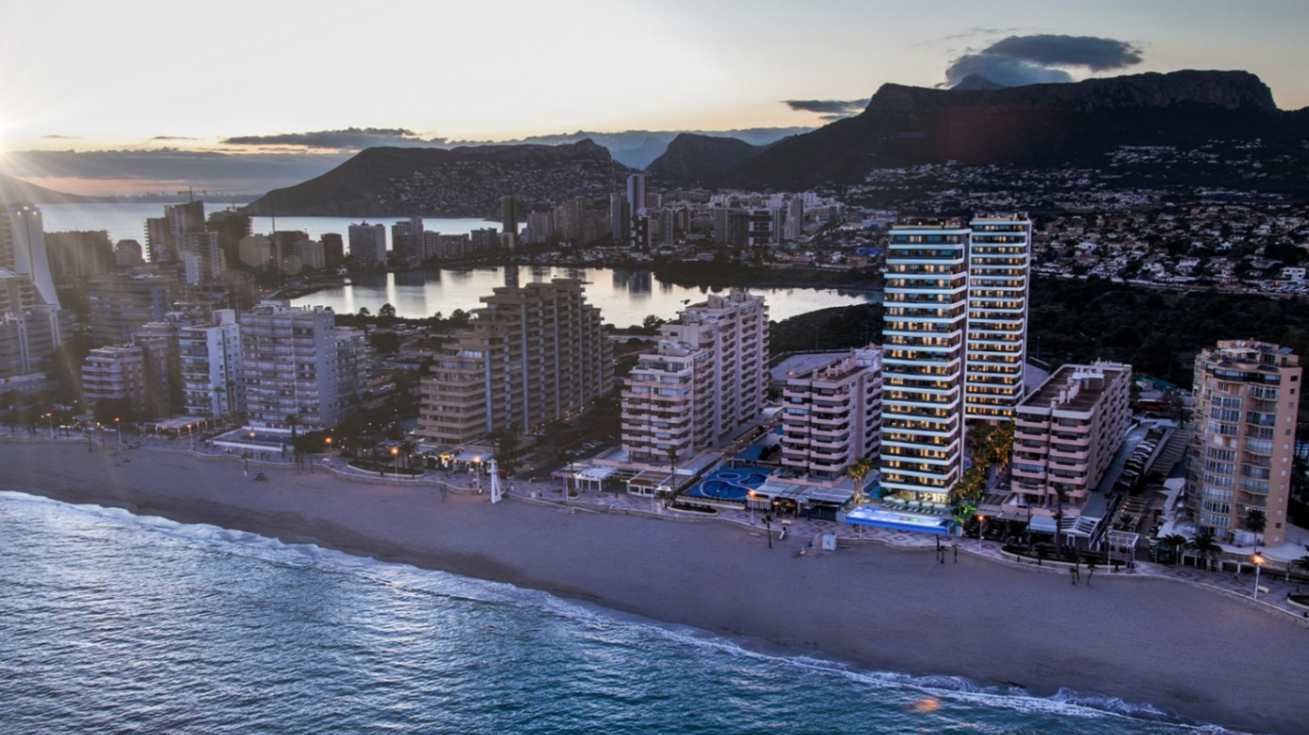 Eerstelijns appartementen te koop in Calpe, Apartamentos Brisa