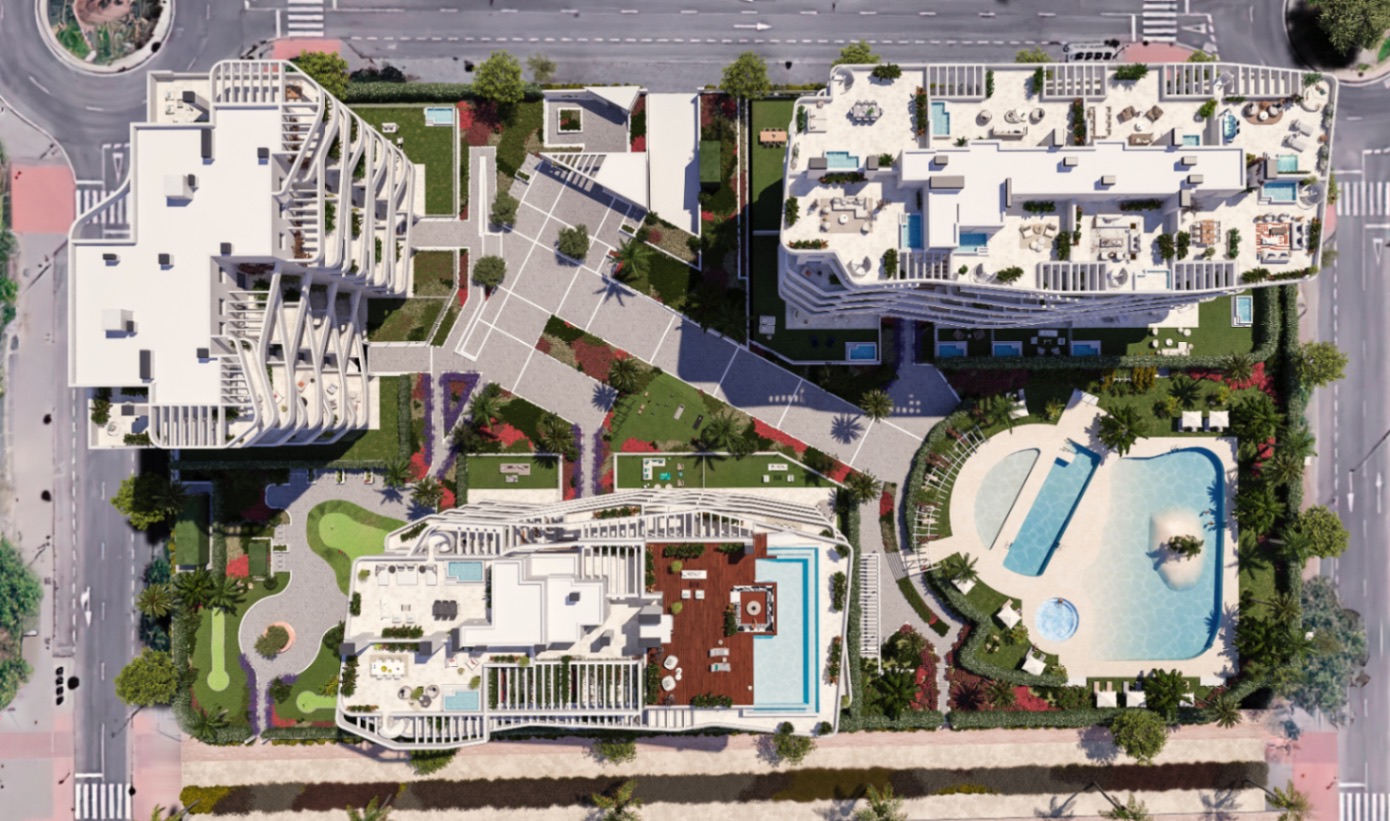 Mooi nieuwbouwproject op 5 min van het strand in Villajoyosa, Apartamentos Ksenia