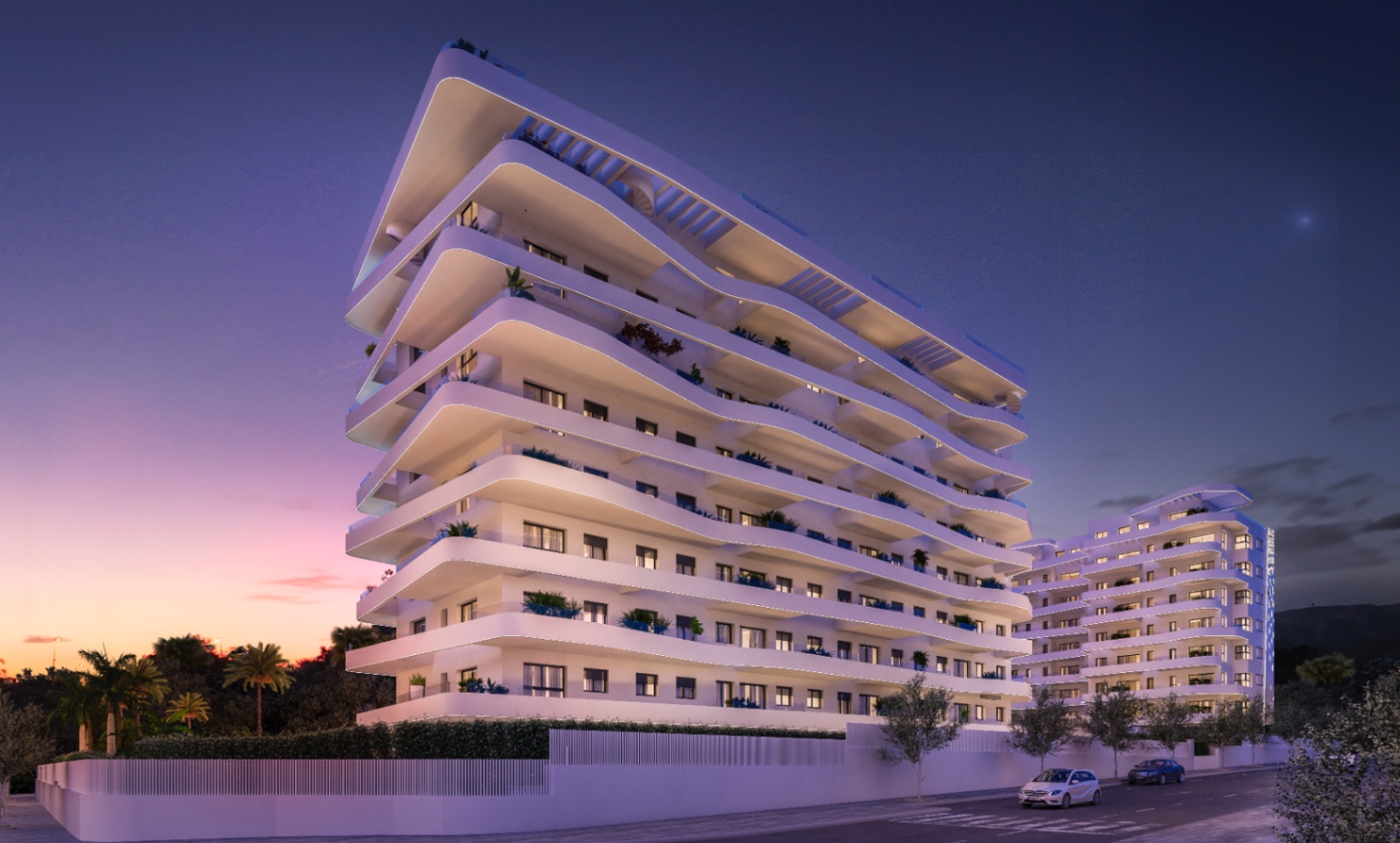 Mooi nieuwbouwproject op 5 min van het strand in Villajoyosa, Apartamentos Ksenia