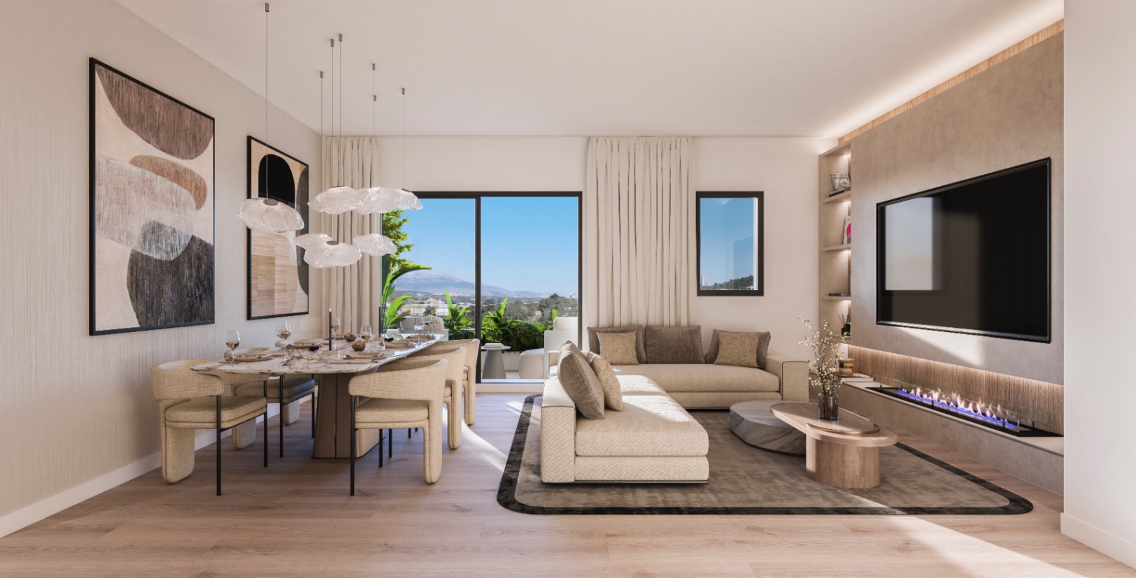 Mooi nieuwbouwproject op 5 min van het strand in Villajoyosa, Apartamentos Ksenia