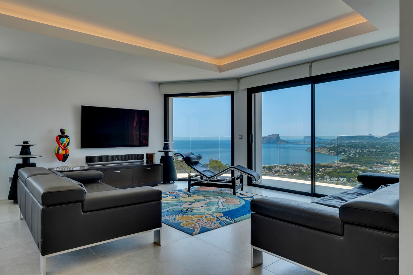 Villa met panoramische uitzichten te koop boven El Portet, Moraira, Villa Aileen