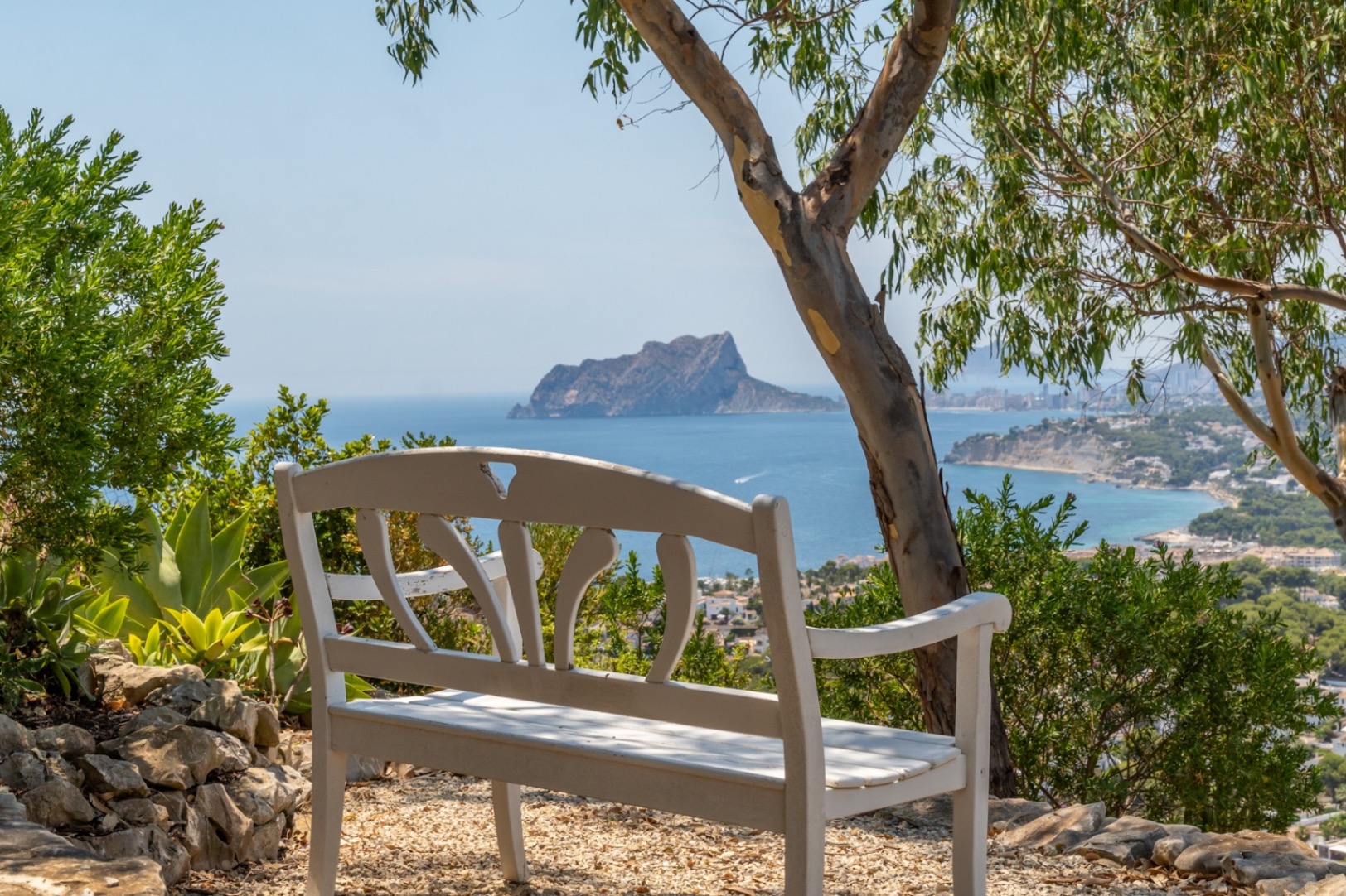 Villa met panoramische uitzichten te koop boven El Portet, Moraira, Villa Aileen