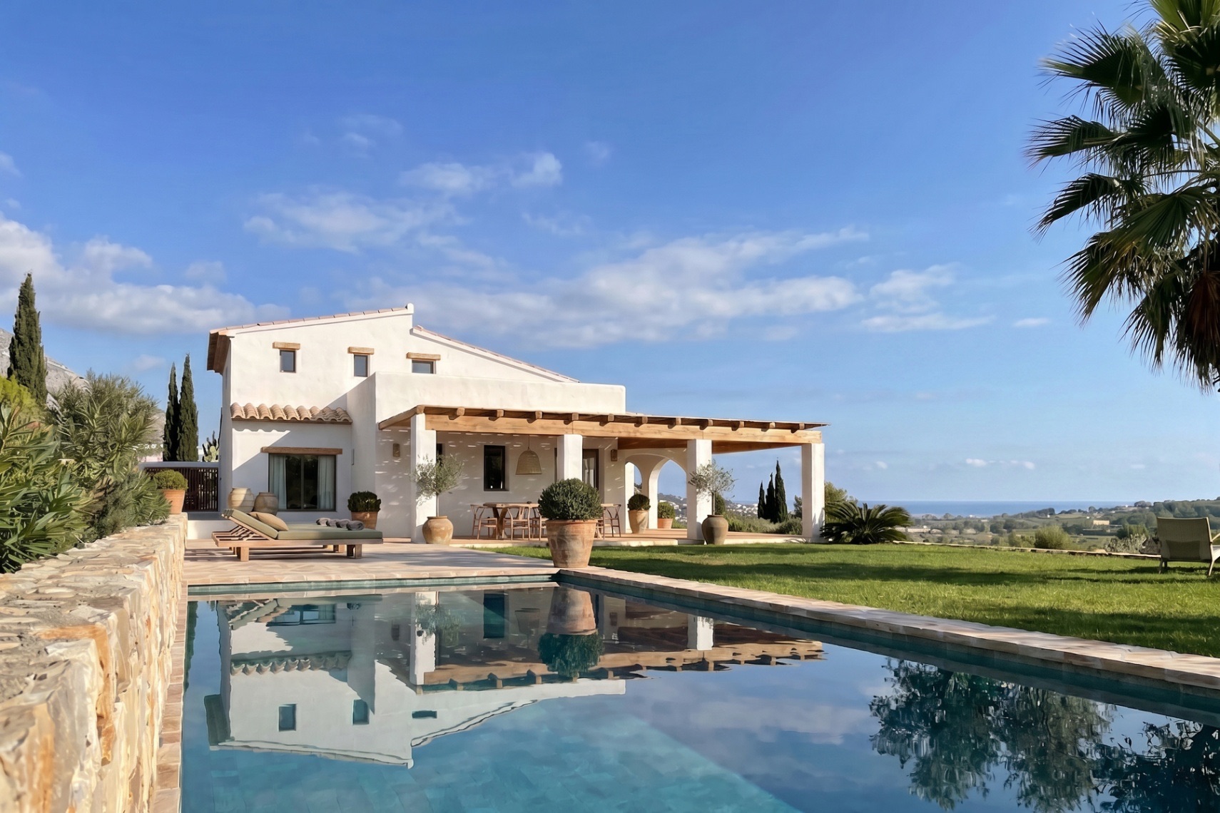 Moderne finca met zeezicht in Moraira, Finca Carolina