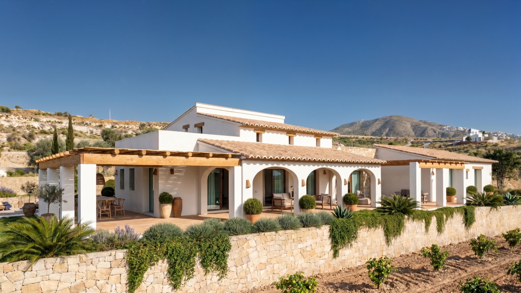 Moderne finca met zeezicht in Moraira, Finca Carolina