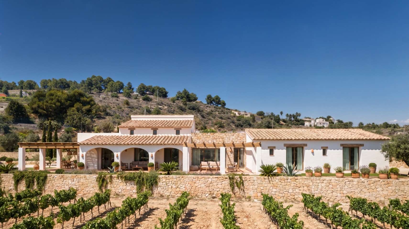 Moderne finca met zeezicht in Moraira, Finca Carolina
