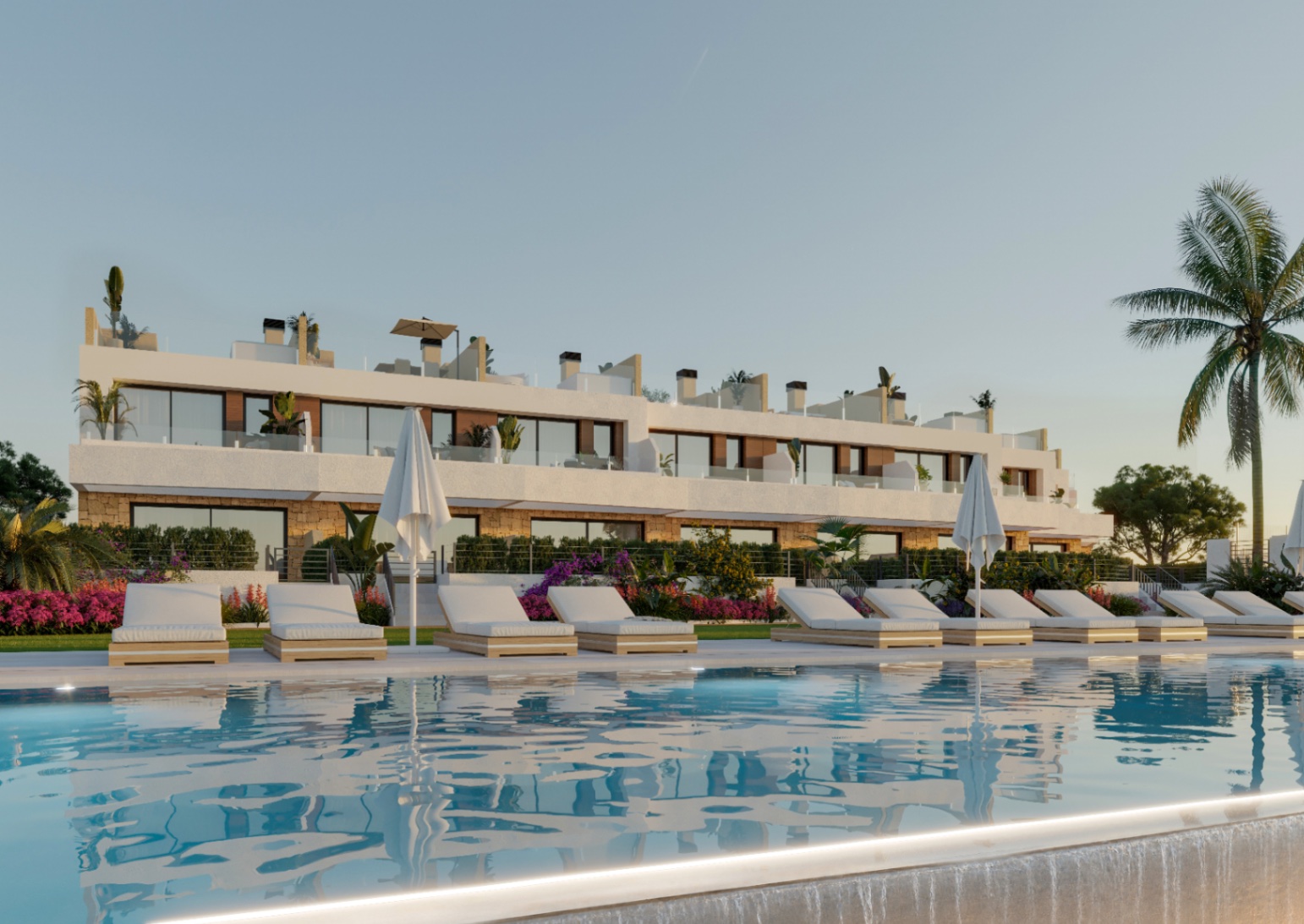 Exclusief project direct aan de Middellandse Zee en dicht bij alles, Casas Shana