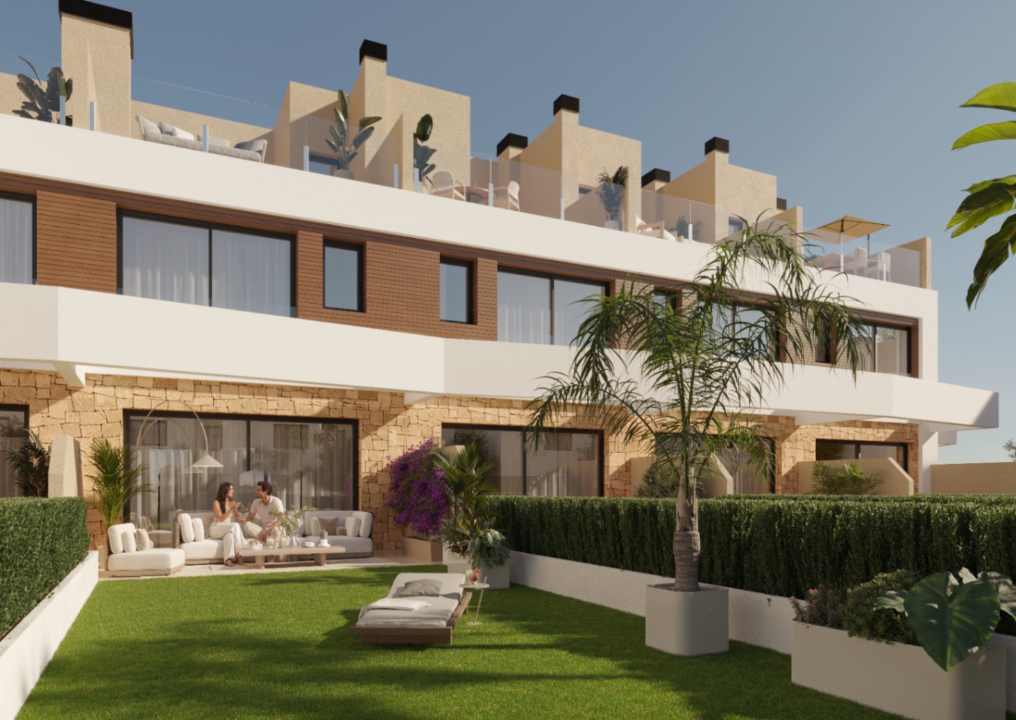 Exclusief project direct aan de Middellandse Zee en dicht bij alles, Casas Shana