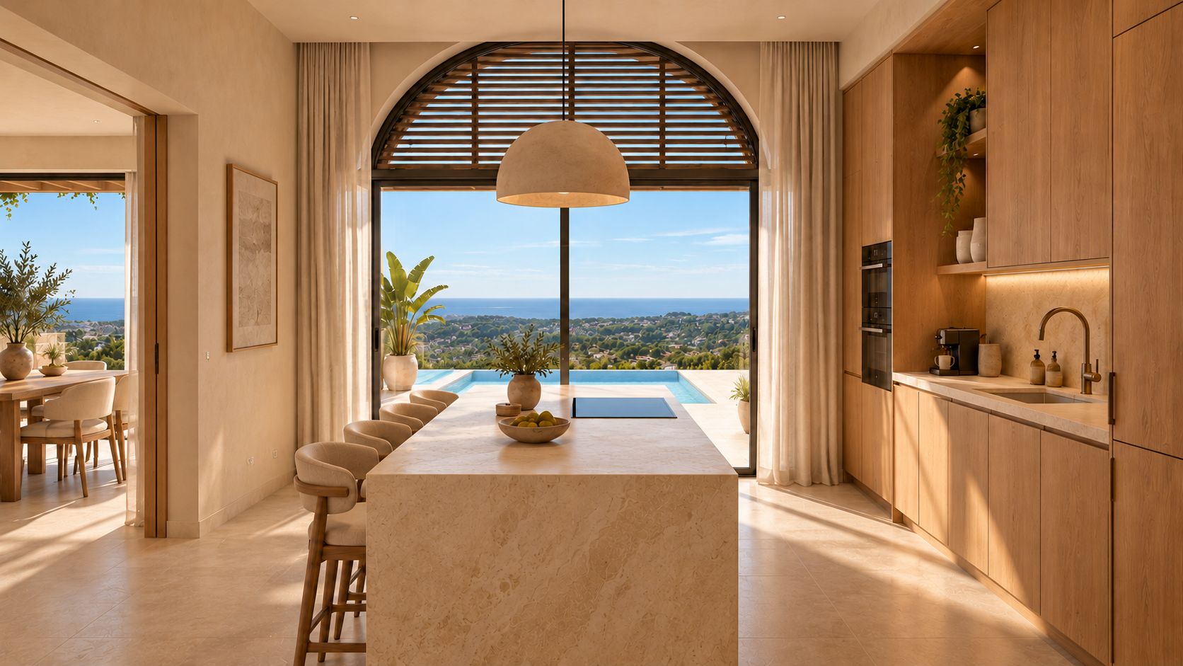 Prachtige villa met panoramisch zeezicht in Moraira, Villa Elodie