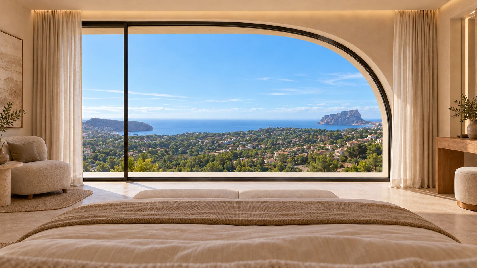 Prachtige villa met panoramisch zeezicht in Moraira, Villa Elodie
