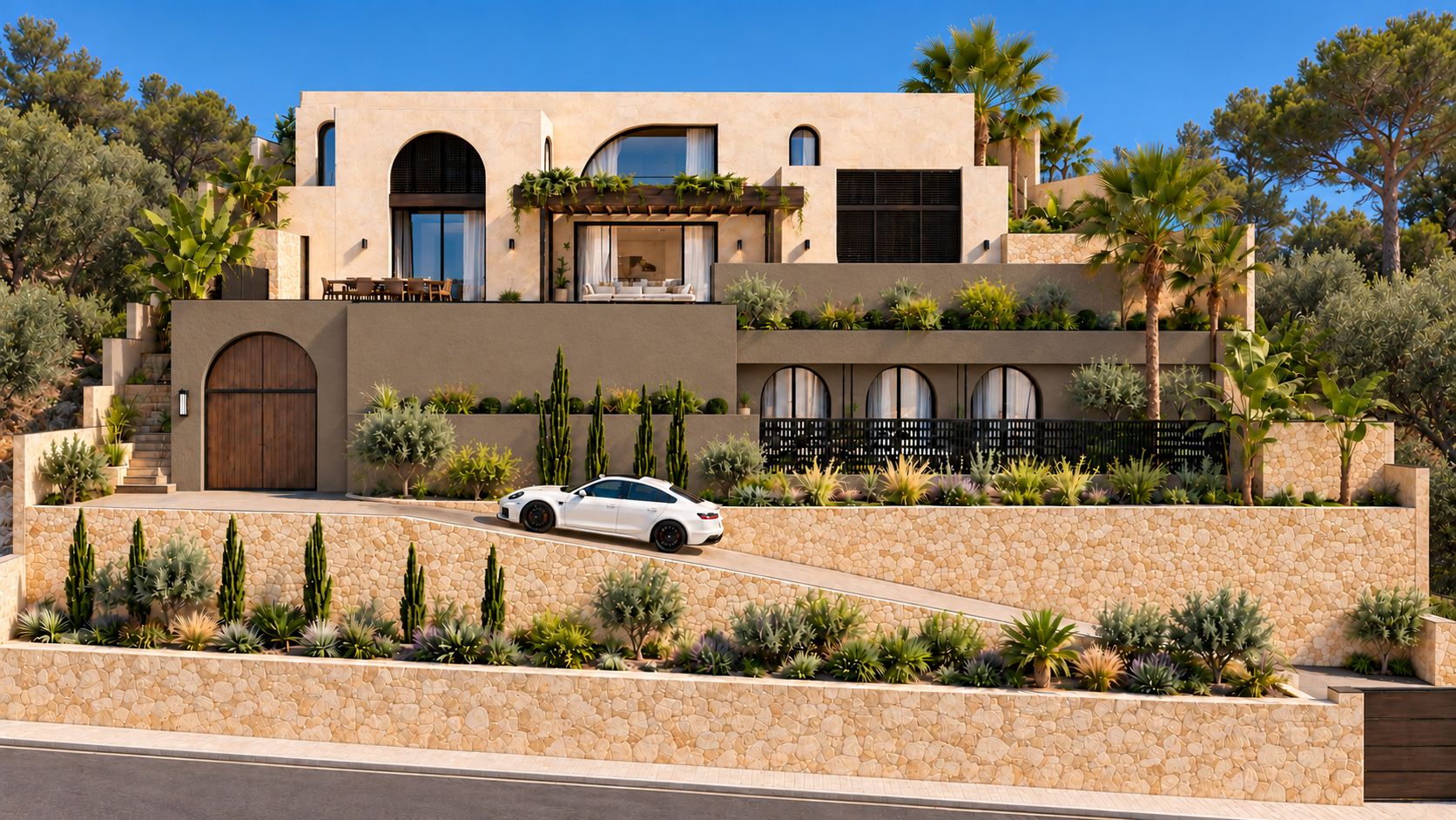 Prachtige villa met panoramisch zeezicht in Moraira, Villa Elodie