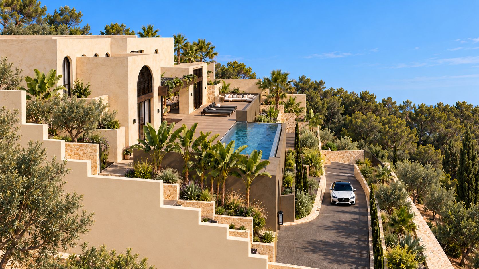 Prachtige villa met panoramisch zeezicht in Moraira, Villa Elodie